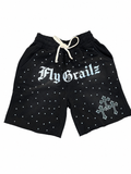 Grailz Rhinestone Shorts