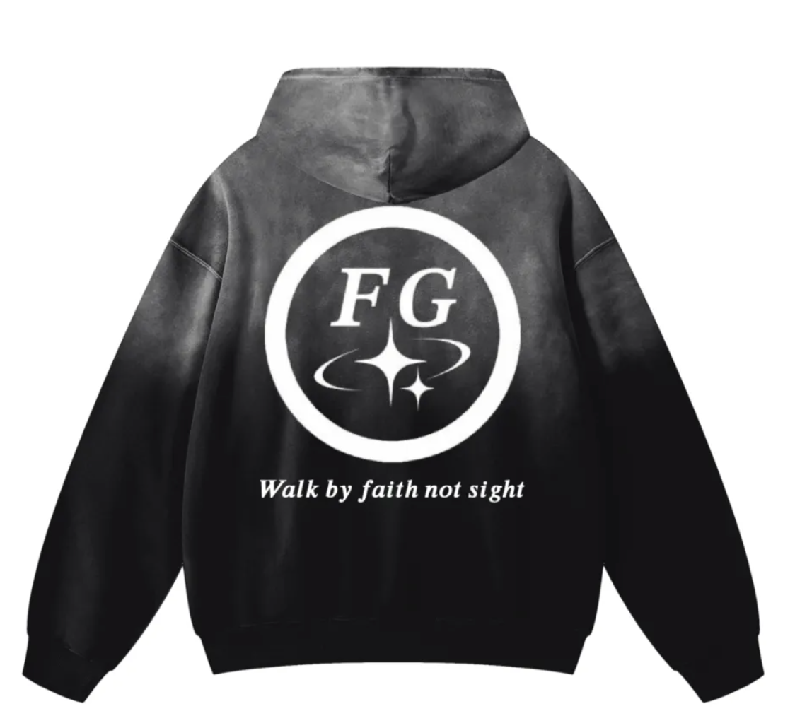 Grailz Star Sunfade oversized Hoodie